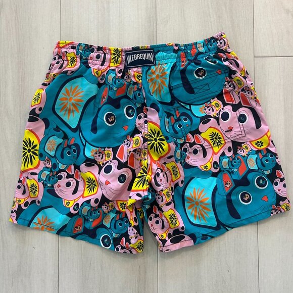Vilebrequin Mens Swim Shorts Maneki-Neko RARE NWT - Picture 4 of 7